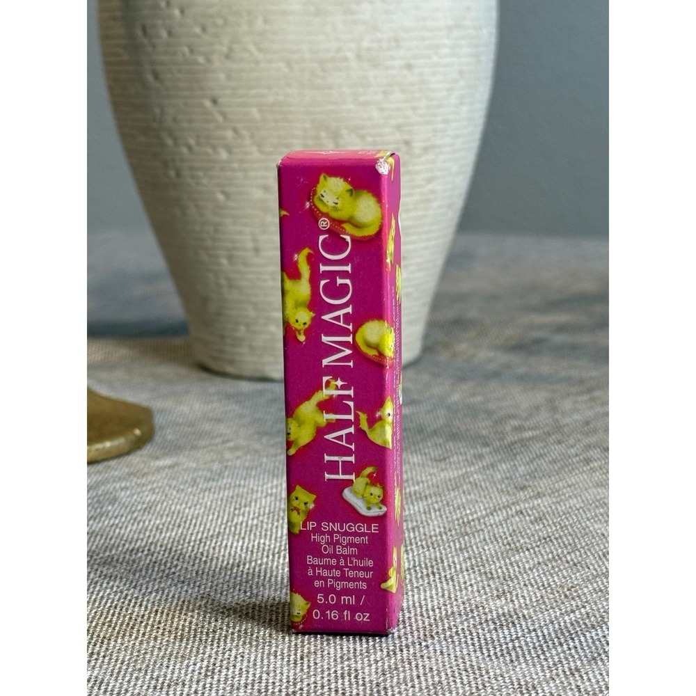 HALF MAGIC Lip Snuggle High Pigment Oil Balm Kitten Pounce New